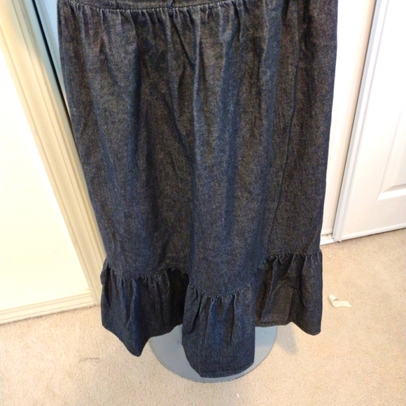 NWT Terra & Sky Women's Size 4x 28-30w Square Neck Short Sleeves Swing Dress - Picture 2 of 4